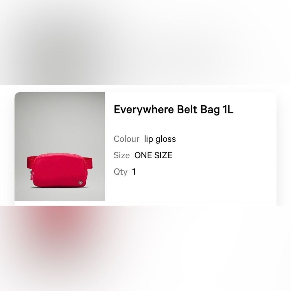 lululemon athletica Everywhere Belt Bag in Lip Gloss